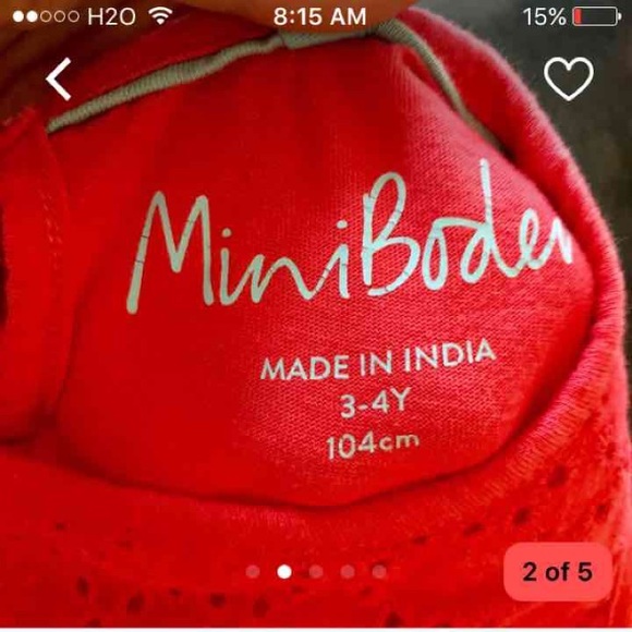 Boden red top - Picture 2 of 2